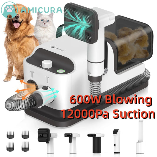 Amicura P1 Vacuum Cleaner And Hair Dryer For Pet Grooming