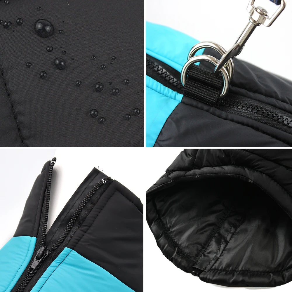 Waterproof Winter Dog Vest Jacket For Small Dogs Warm Coat