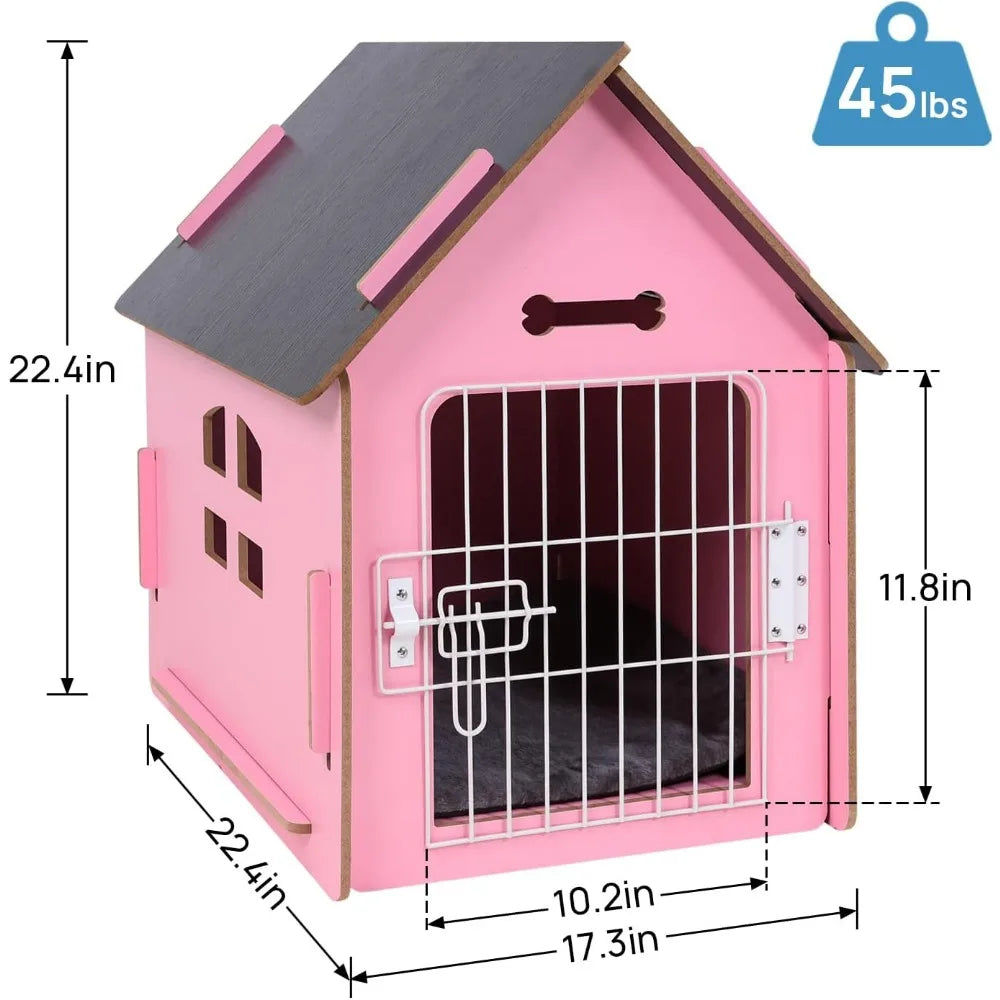 High Concerned Premium Wooden Dog House For Small Pets Indoor