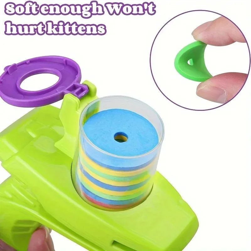 Carrot Flying Disc Launcher Toy For Dogs Cats Chew Proof