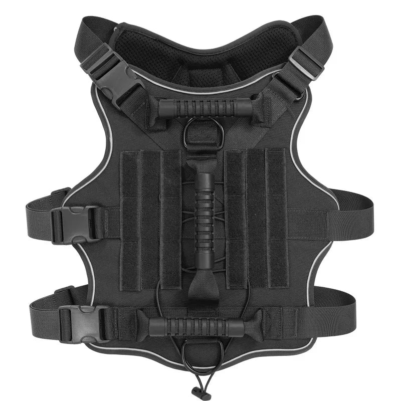 NONECN Tactical Reflective Dog Harness Quick Release For All Dogs