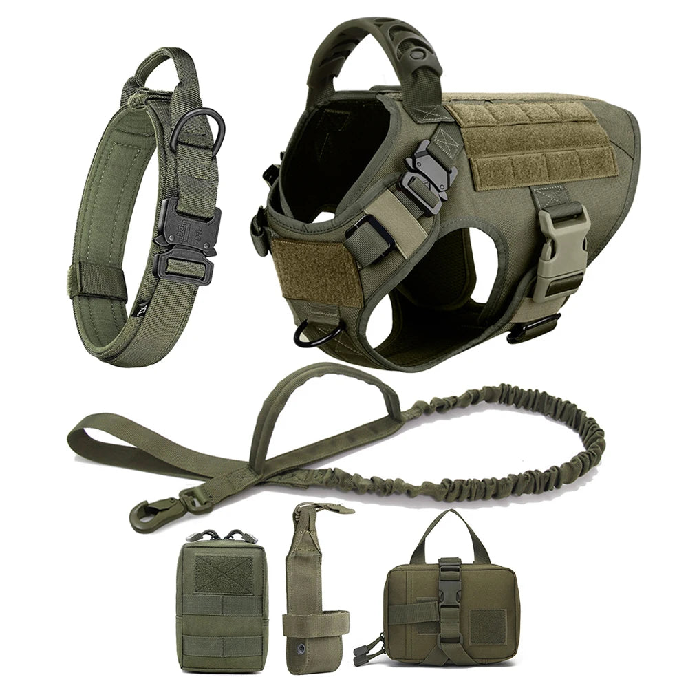 PETRAVELCN Dog Harness And Leash Vest For German Shepherd Malinois