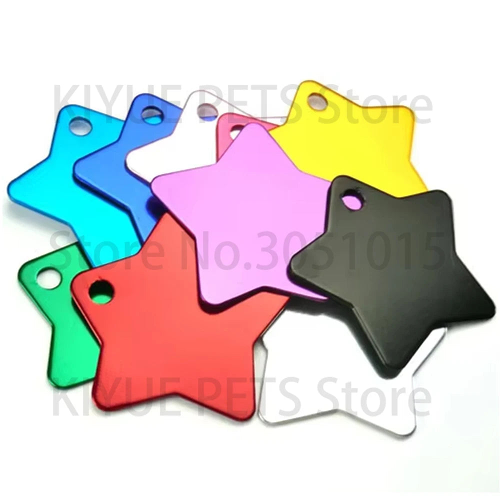 KIYUECN Personalized Aluminum Dog ID Tag With Name And Phone