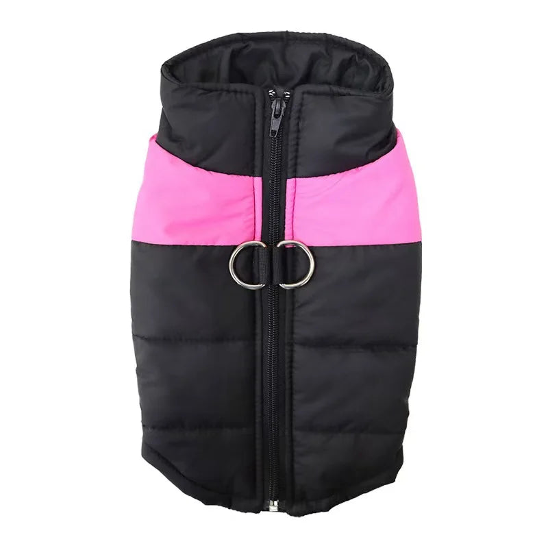 Waterproof Warm Dog Coat Padded Zipper Jacket for Dogs