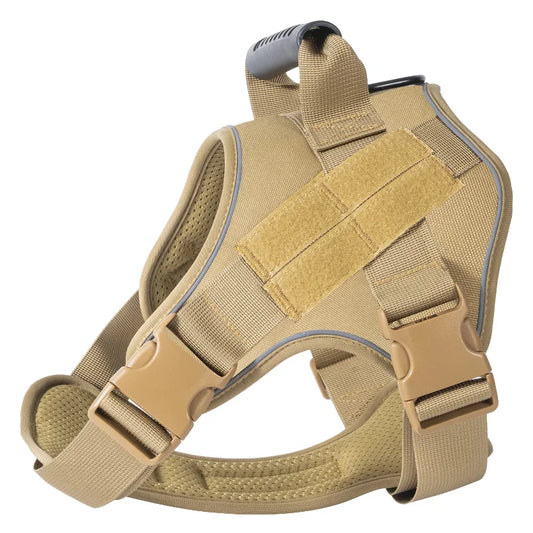 NONECN Tactical Military Vest For Large Dogs Training Harness
