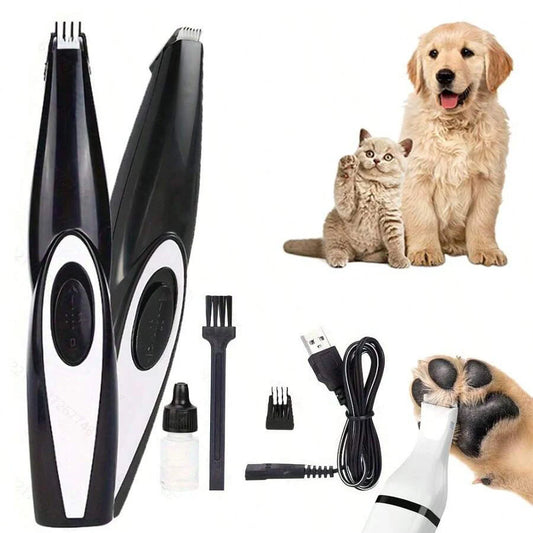 Dog Grooming Clippers Kit Low Noise Rechargeable Quiet Nail Grinder