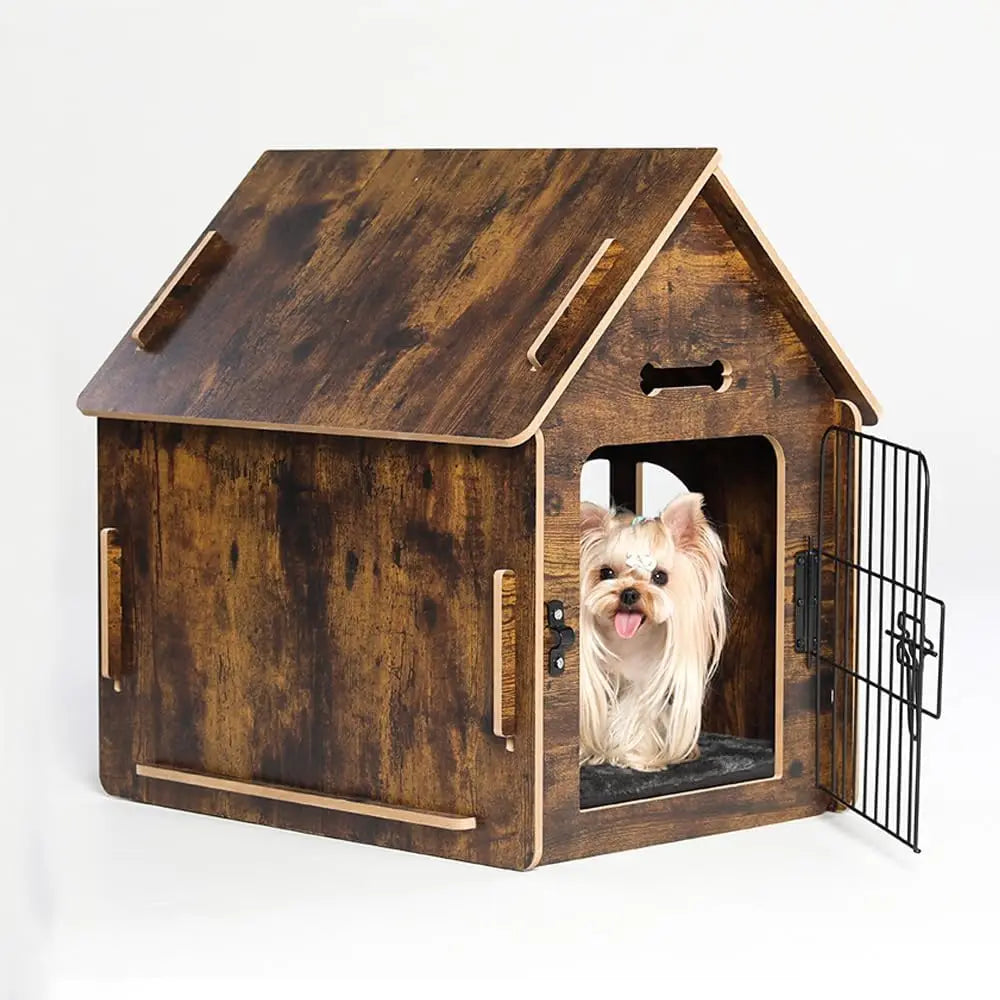 High Concerned Premium Wooden Dog House For Small Pets Indoor