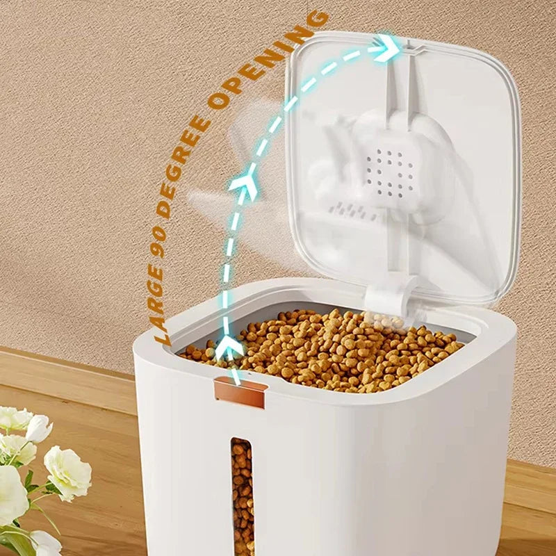 Pet Food Storage Barrel Sealed Moistureproof For Cat And Dog
