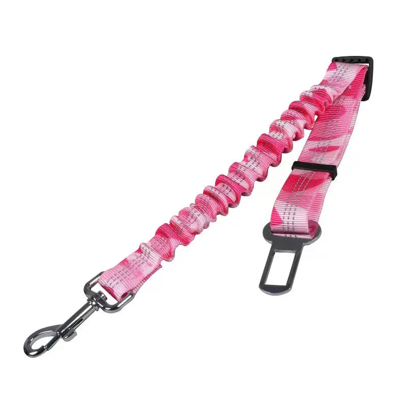 NONECN Universal Adjustable Cat Dog Car Seat Belt Nylon Reflective