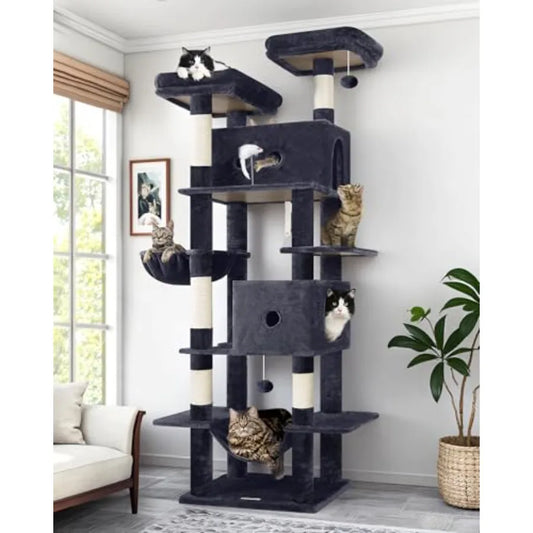 Sichuan Cat Tree Tower For Large Indoor Cats With Condos