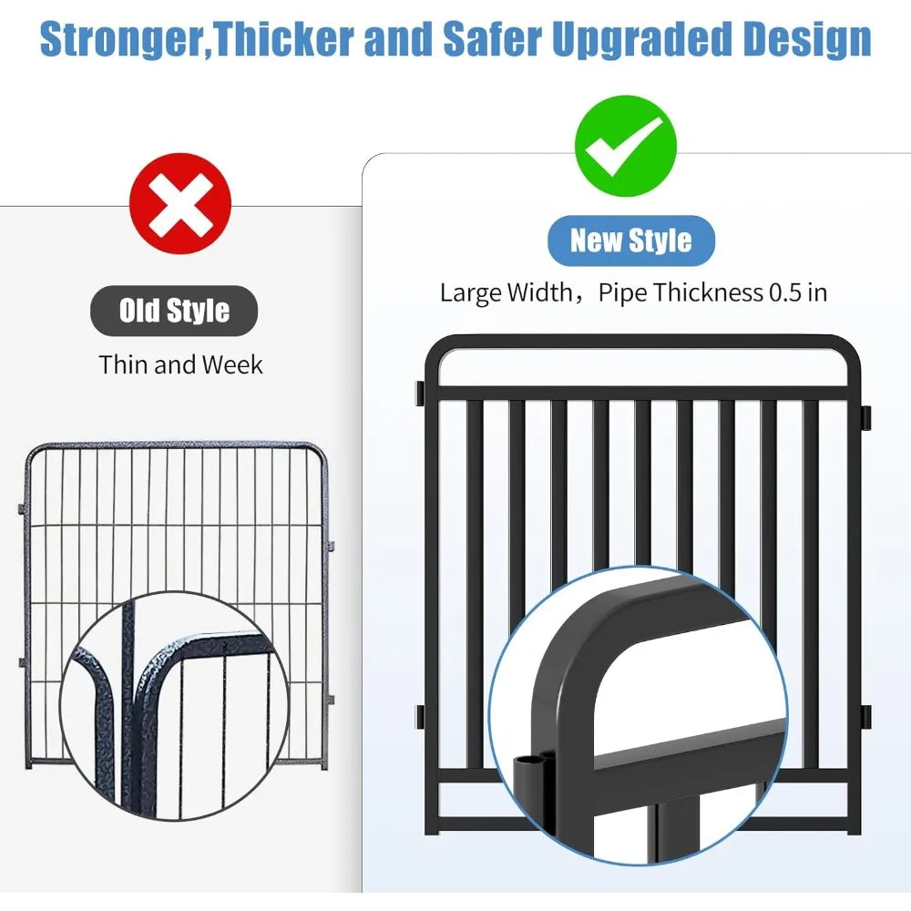 DAFIFY Thickened Dog Playpen Portable Outdoor Yard Fence