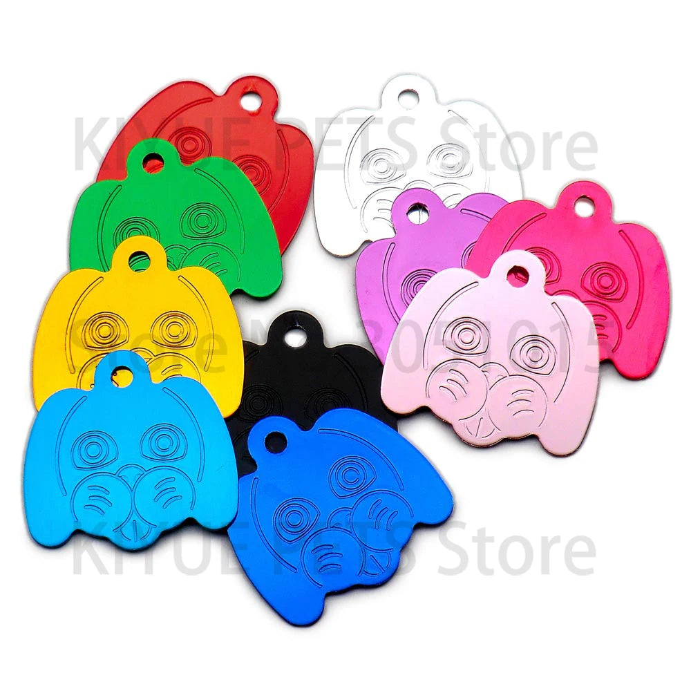 KIYUECN Personalized Aluminum Dog ID Tag With Name And Phone
