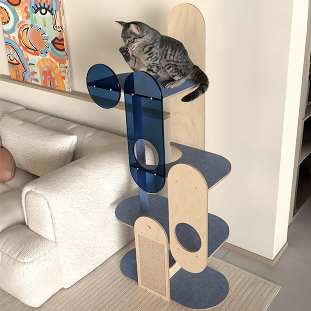 Indoor Cat Tree Multi Level Climbing Tower Activity Center For Cats