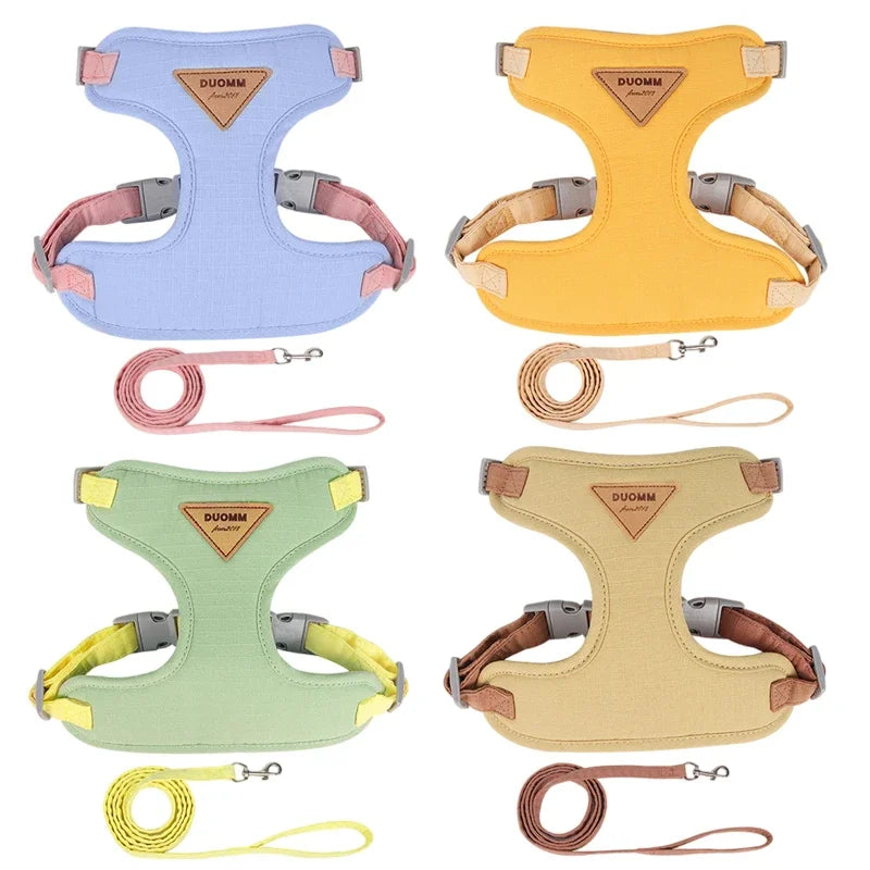 Puppy Harness And Leash Set Breathable For Small And Medium Dogs And Cats
