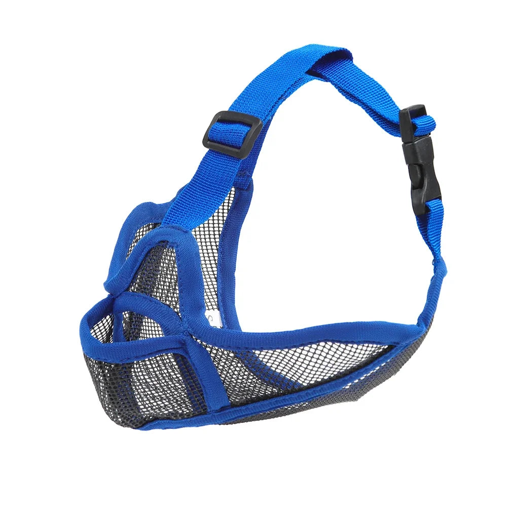 Breathable Muzzle for Short Snouted Dogs Prevent Barking French Bulldogs