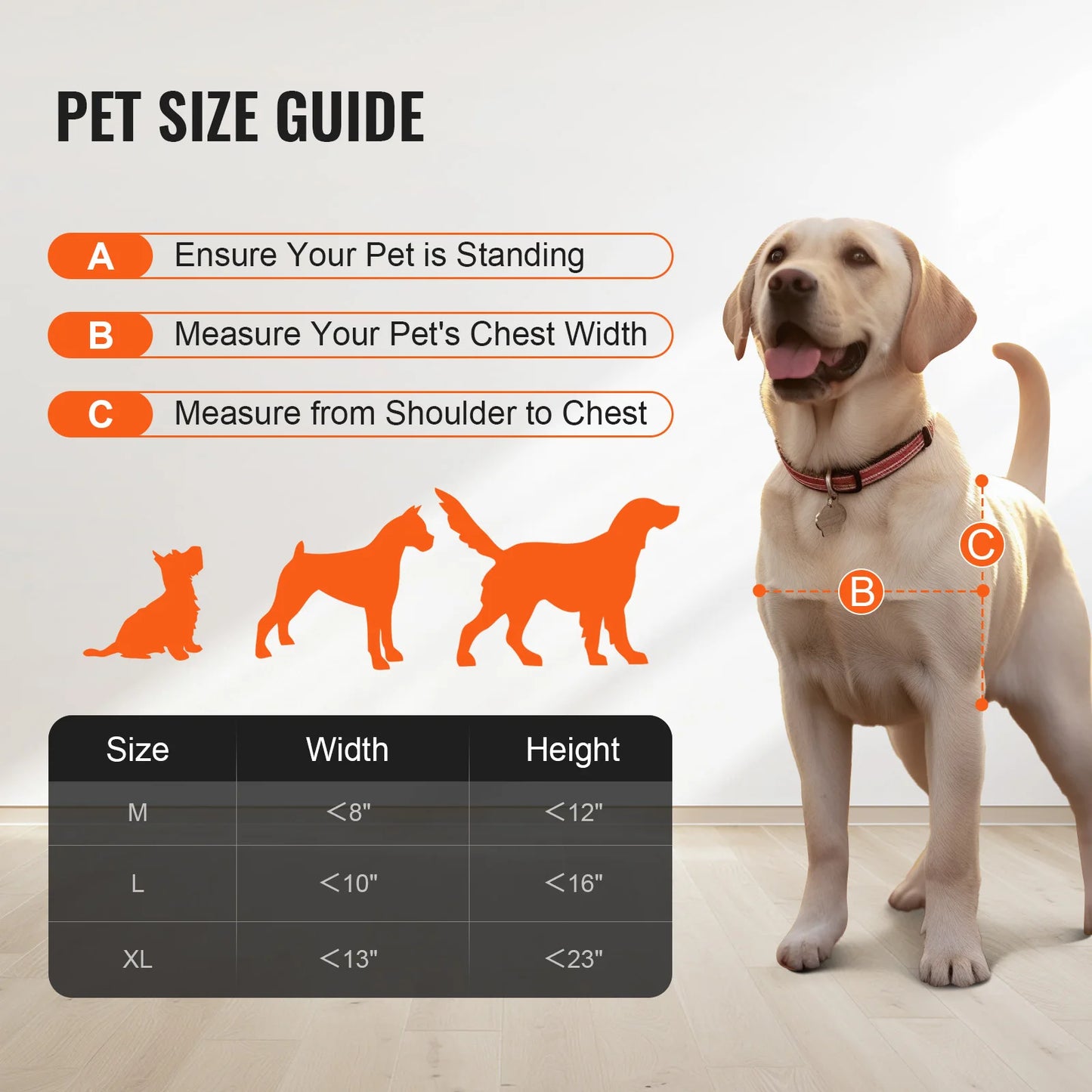 SucceBuy Sliding Glass Dog Door With Adjustable Height Aluminum Frame