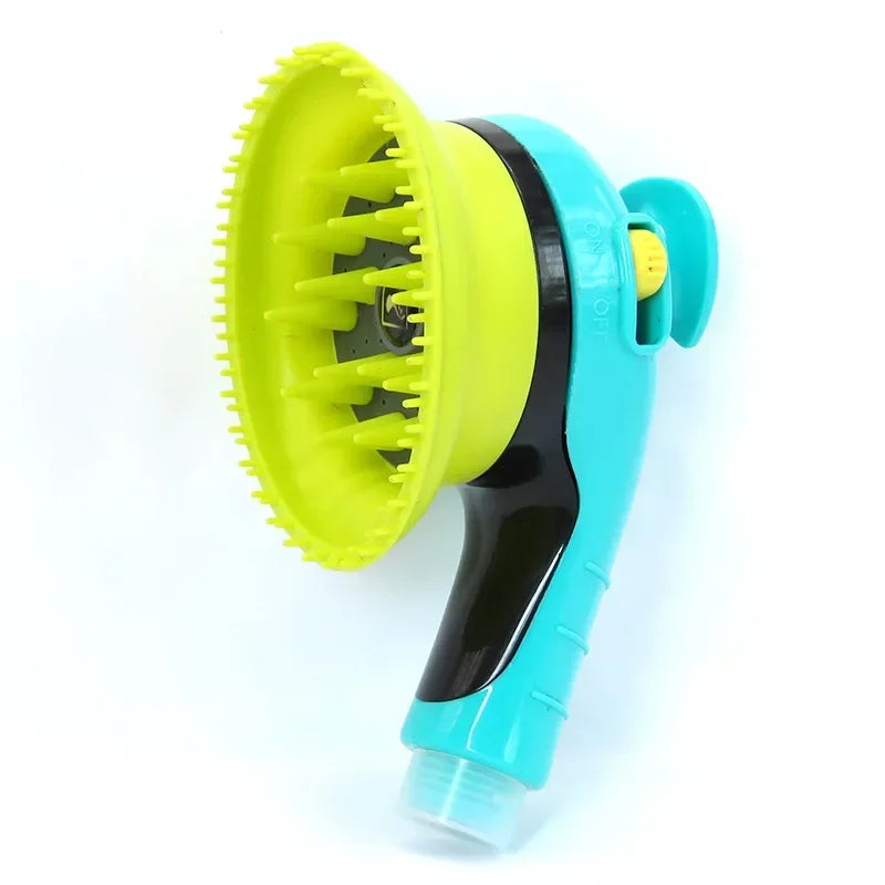 Hign-concerned Pet Massage Shower Head Bath Brush For Dogs Cats