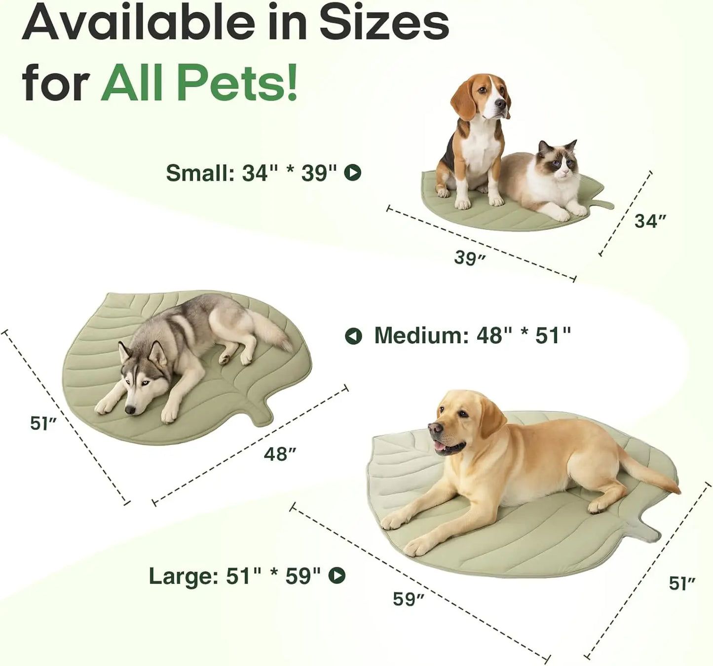 Dog Cooling Mat Washable Portable Bed Pad For Indoor Outdoor