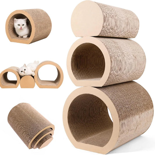 3 In 1 Cat Scratching Board Cardboard Reversible Pad