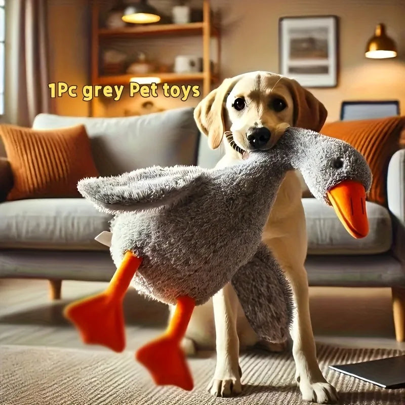 Duck Plush Toy For Pets Anxiety Relief Interactive Dog Companion