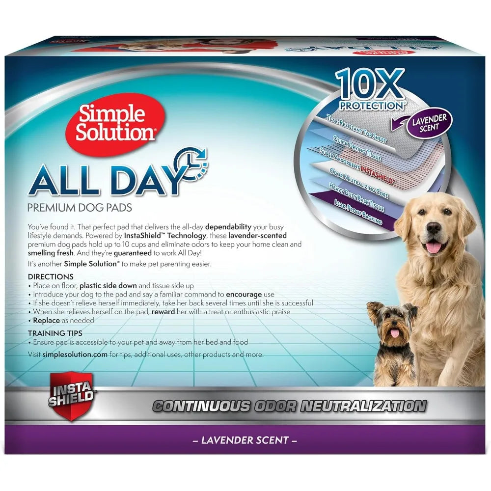 OUT International All Day Puppy Training Pads Leakproof Disposable Pee Pads