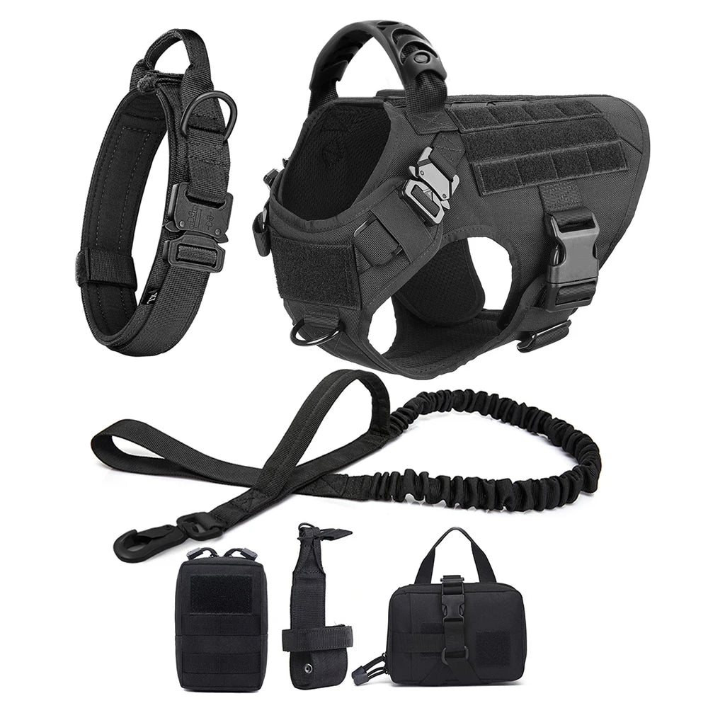 PETRAVELCN Dog Harness And Leash Vest For German Shepherd Malinois