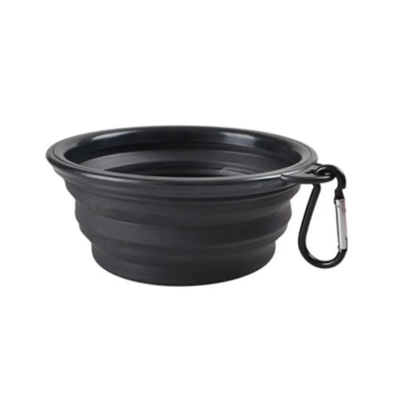 Portable Cat And Dog Food Bowl TPR Silicone Collapsible