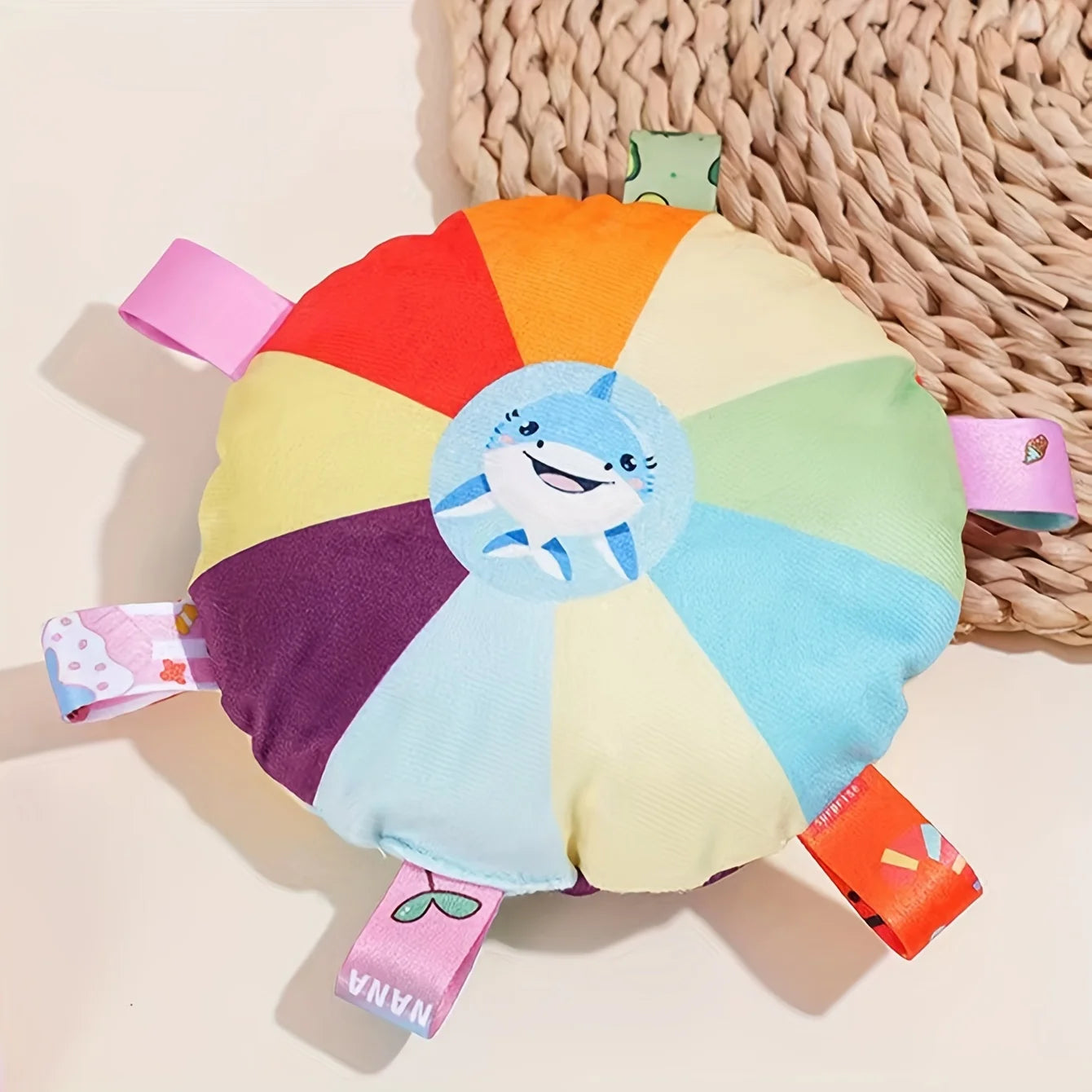 Hign-concerned Interactive Plush Flying Disc Dog Toy With Sound