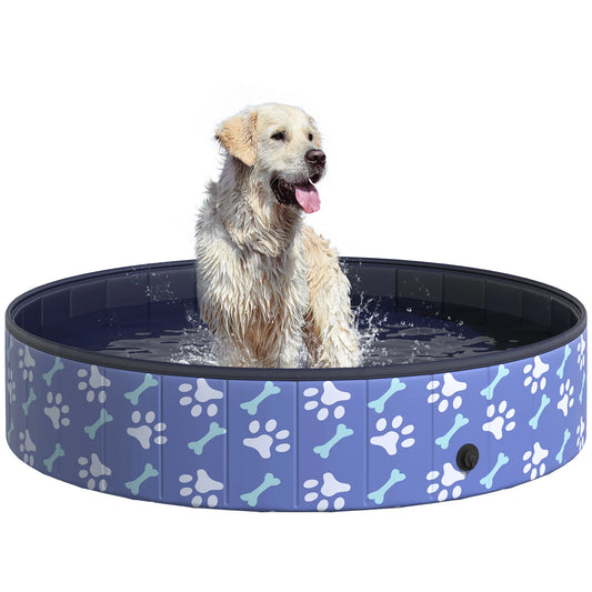 Hign-concerned Foldable Pet Swimming Pool Portable Cat Bath Tub Anti-Slip