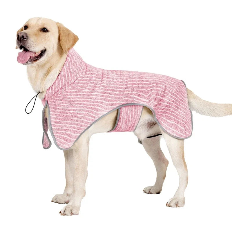 Guangdong Pet Bathrobe Coat Absorbent Drying Towel For Dogs