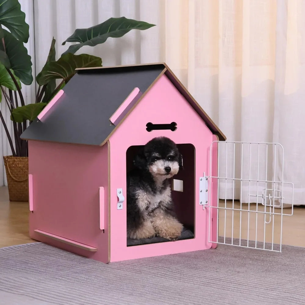 High Concerned Premium Wooden Dog House For Small Pets Indoor