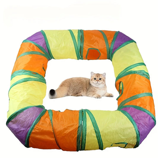 CN Zhejiang Suede Cat Tunnels 4 Pack