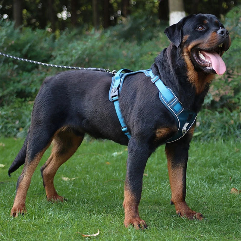 Reflective Nylon Dog Harness Vest 1680D Waterproof Tactical