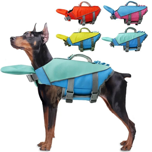 Dog Summer Life Jacket For Swimming And Surfing Safety Vest