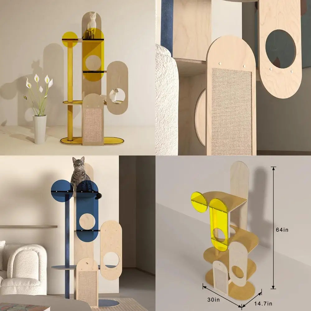 Indoor Cat Tree Multi Level Climbing Tower Activity Center For Cats