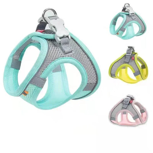 Breathable Reflective Adjustable Dog Harness Vest Nylon