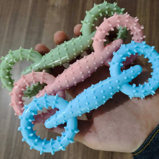 Hign-concerned TPR Dog Molar Chew Toy For Teeth Cleaning