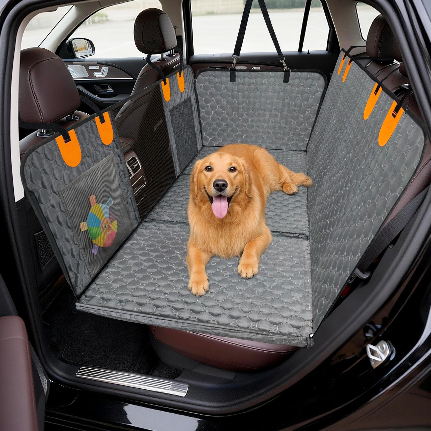 Dog Car Back Seat Extender Hammock Protector Waterproof Travel Bed