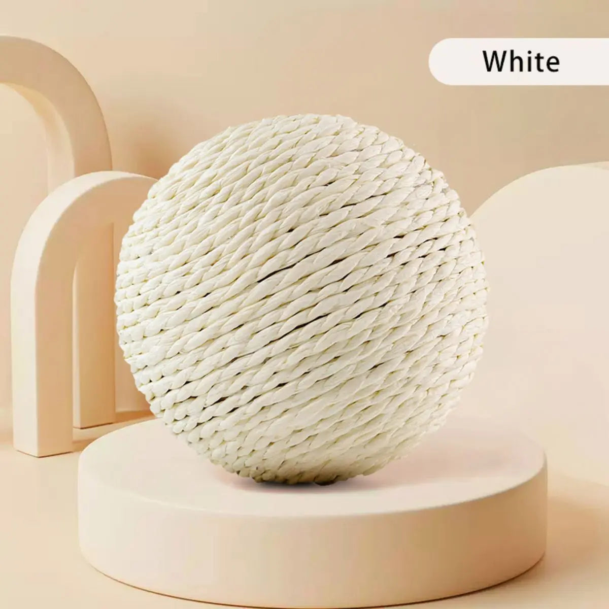 Interactive Sisal Cat Scratching Ball Toy For Kitten Teeth Cleaning