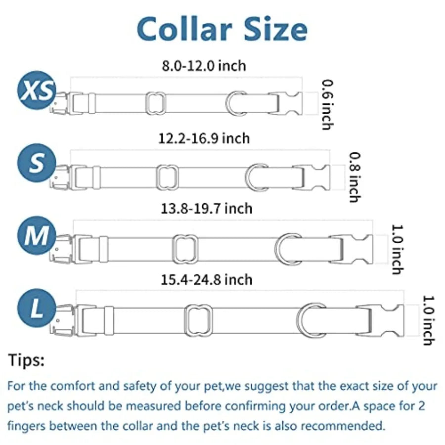 Soft Leather Dog Collar And Leash Set Metal Buckle