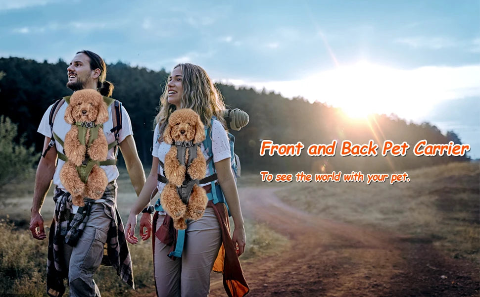 Pet Carrier Backpack For Dogs And Cats Thickened Sponge Comfort