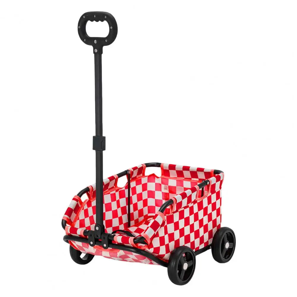 Pet Stroller For Small Dogs And Cats Folding Four Wheels Carrier