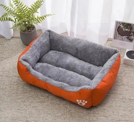 Plush Pet House Bed For Dogs And Cats Deep Cushion