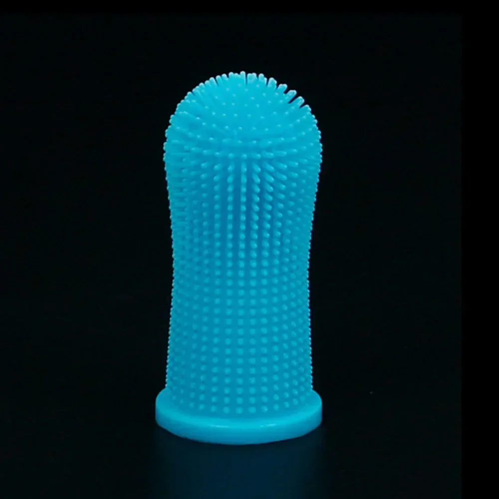 High-concerned Cat And Dog Soft Silicone Finger Toothbrush For Teeth