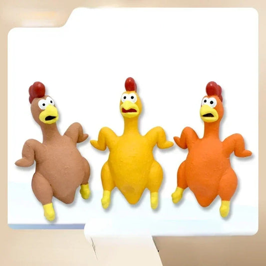 Hign-concerned Chemical Screaming Chicken Squeeze Toy For Dogs