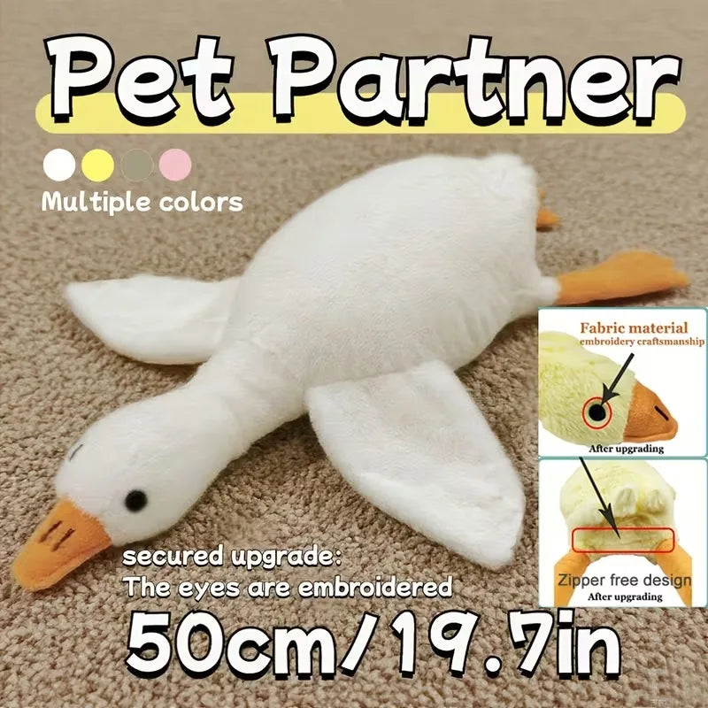 Duck Plush Toy For Pets Anxiety Relief Interactive Dog Companion
