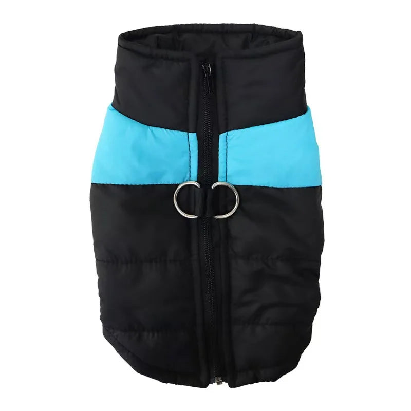 Waterproof Warm Dog Coat Padded Zipper Jacket for Dogs