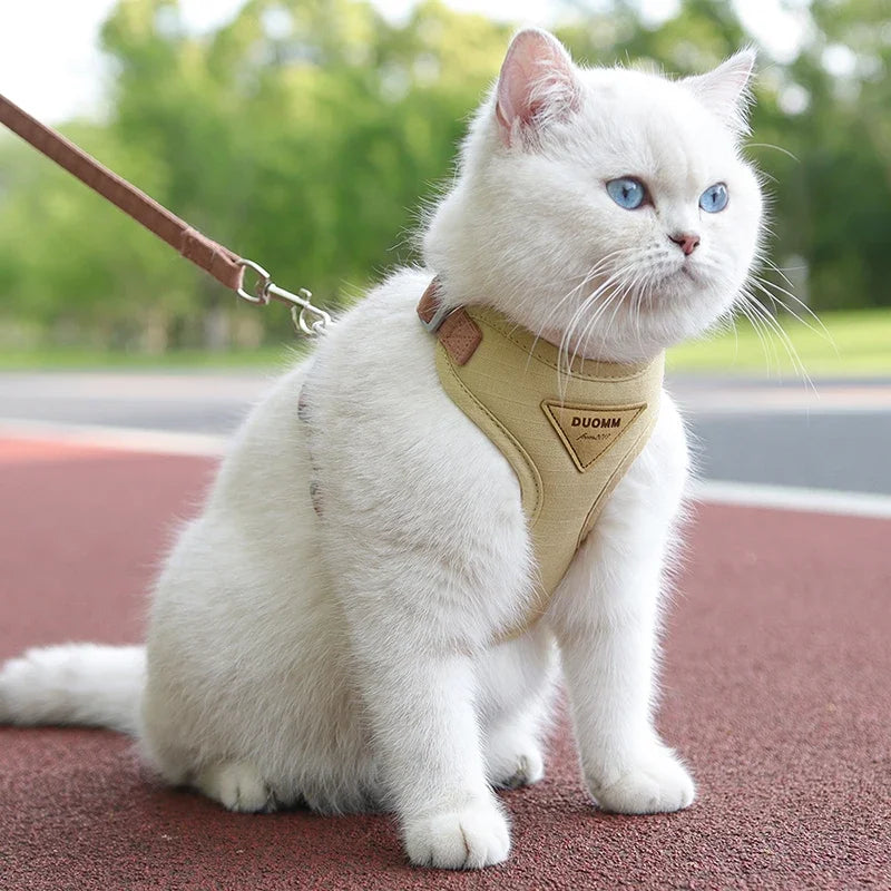 Puppy Harness And Leash Set Breathable For Small And Medium Dogs And Cats