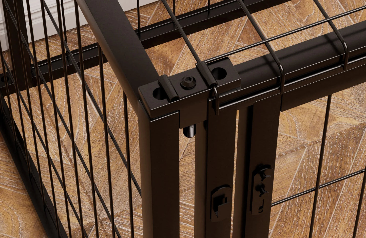 Iron Dog Crate Kennel for Puppies and Dogs Top Cage