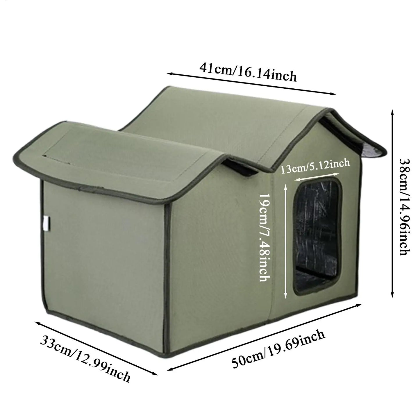 Sichuan Outdoor Cat Dog House Weatherproof Shelter For Pets